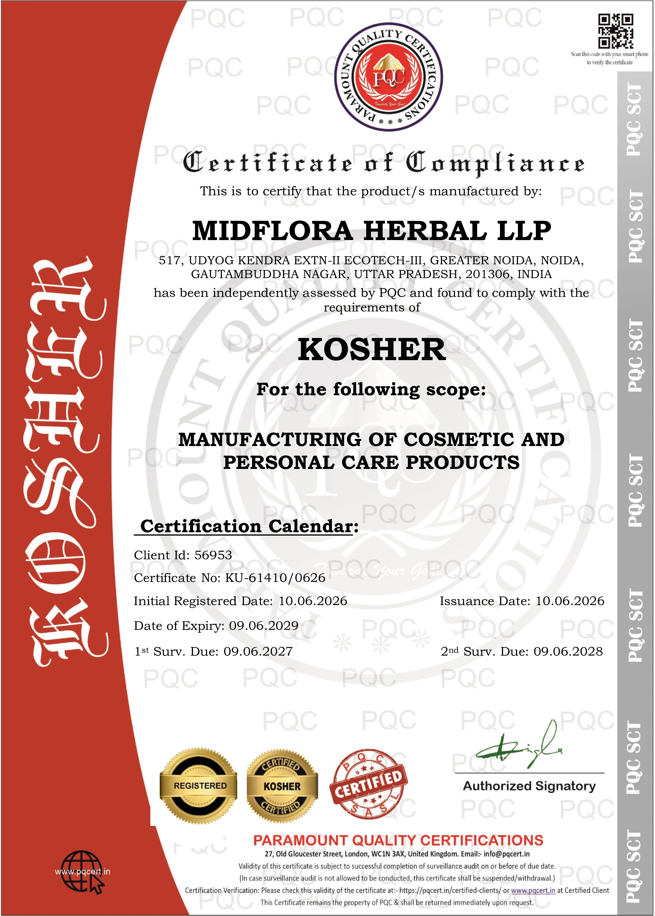 Kosher Certified
